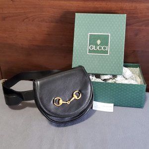 Authentic Vintage Gucci Belt Bag with Original Bag & Control Card